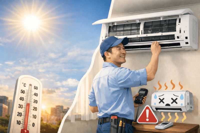 夏天高溫來臨前先檢查冷氣！避免高溫時冷氣突然壞掉